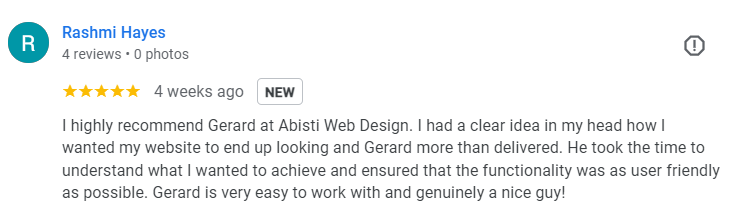 Rashmi Hayes Google review